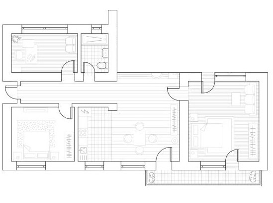 3 Room Plan